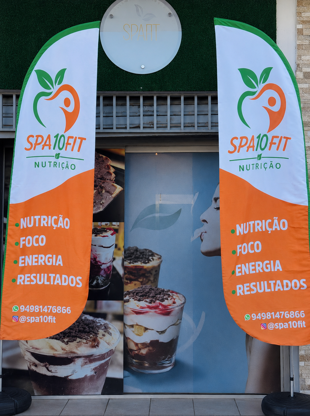 Fachada e ambiente da SPA10FIT
